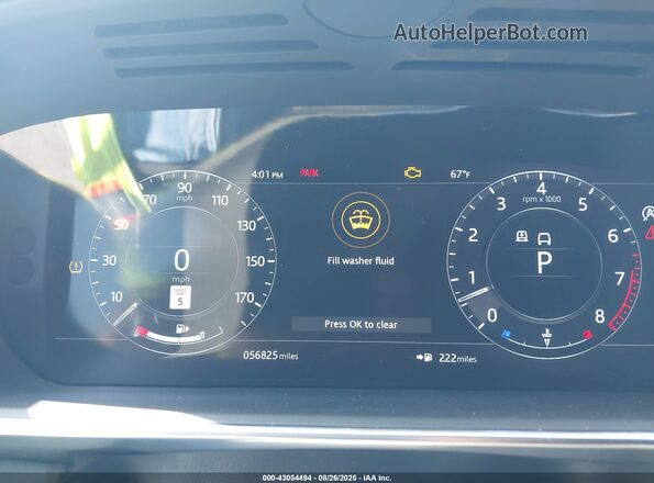 SALWR2RE9KA845008 2019 LAND ROVER RANGE ROVER SPORT Silver Widok tylnych siedzeń