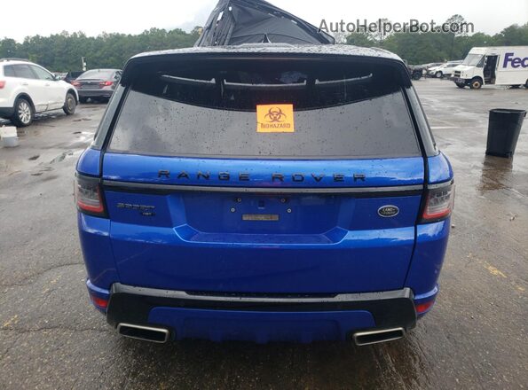 SALWS2RUXMA788431 2021 LAND ROVER RANGE Blue Rear view