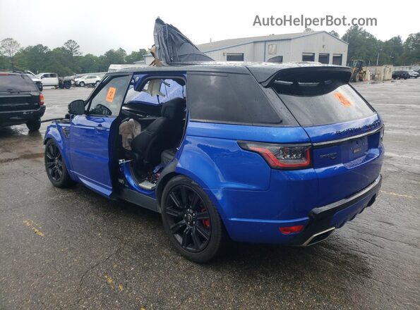 SALWS2RUXMA788431 2021 LAND ROVER RANGE Blue Rear left