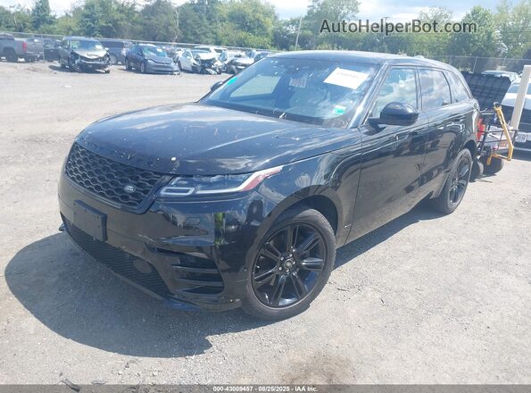 SALYT2EX7MA300350 2021 LAND ROVER RANGE ROVER VELAR Черный Передняя левая четверть