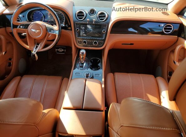 SJAAM2ZV3KC027618 2019 BENTLEY BENTAYGA Black Vista del salpicadero