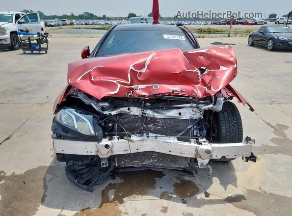 W1K1J6JB2LF134052 2020 MERCEDES-BENZ E Red Widok z przodu