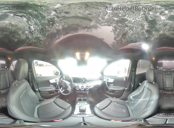 W1K3G4EB5LW044657 2020 MERCEDES-BENZ A Silver Vista de la etiqueta del VIN