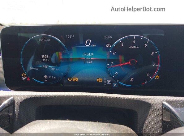W1K3G4EB7LJ212733 2020 MERCEDES-BENZ A 220 Белый Вид задних сидений