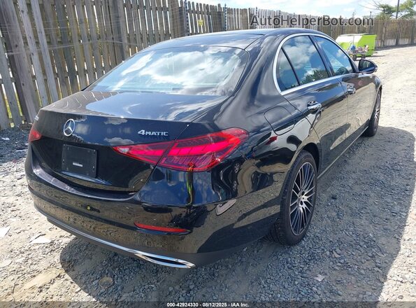 W1KAF4HB2PR142524 2023 MERCEDES-BENZ C-CLASS Black Հետևի աջ