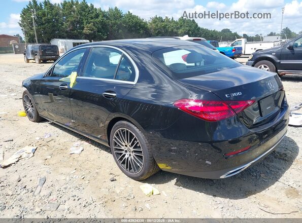 W1KAF4HB2PR142524 2023 MERCEDES-BENZ C-CLASS Black Հետևի ձախ