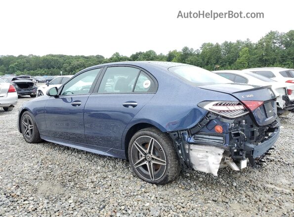 W1KAF4HB8SR241387 2025 MERCEDES-BENZ C Синий Задняя левая четверть