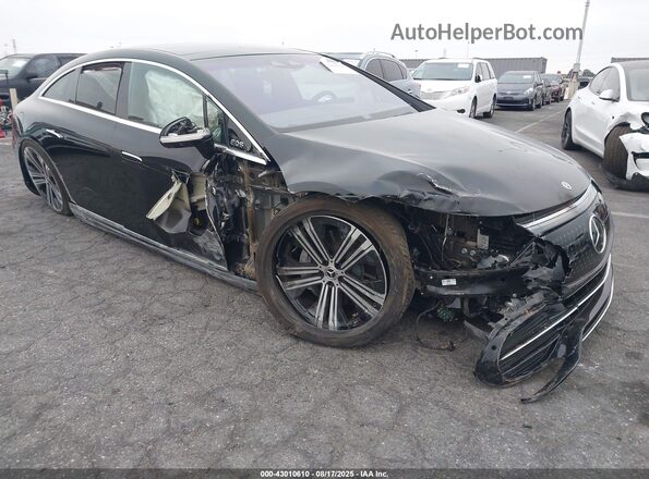 W1KCG2DB5NA011289 2022 MERCEDES-BENZ EQS Черный Передняя правая четверть