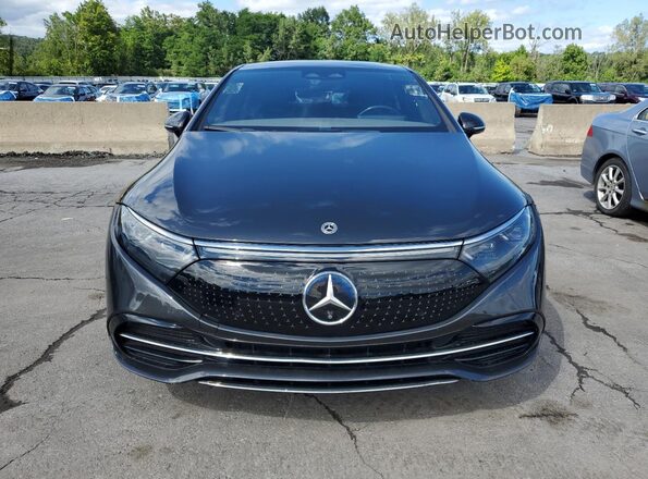 W1KCG2DB6NA008255 2022 MERCEDES-BENZ EQS Черный Вид сзади