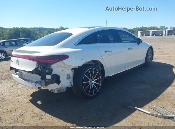 W1KCG2DB9NA012865 2022 MERCEDES-BENZ EQS 450+ Белый Задняя правая четверть
