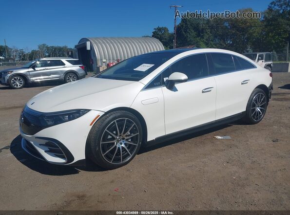 W1KCG2DB9NA012865 2022 MERCEDES-BENZ EQS 450+ Белый Передняя левая четверть