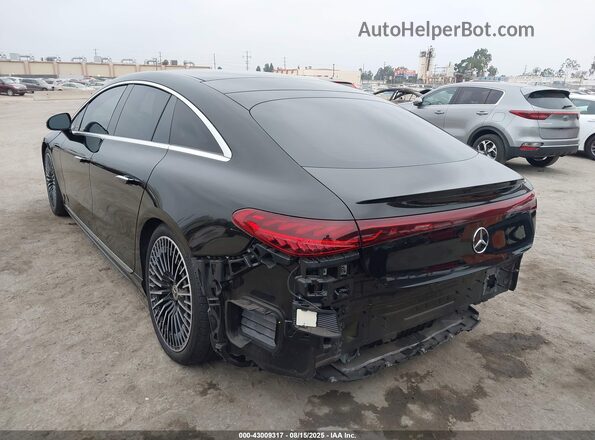 W1KCG2DBXNA004063 2022 MERCEDES-BENZ EQS 450+ Black Tył lewy