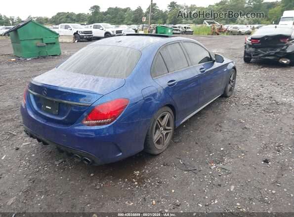 W1KWF6EB1MR621888 2021 MERCEDES-BENZ C Blue Tył prawy