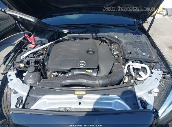 W1KWF8DB1MR644861 2021 MERCEDES-BENZ C-CLASS Black Вид ззаду