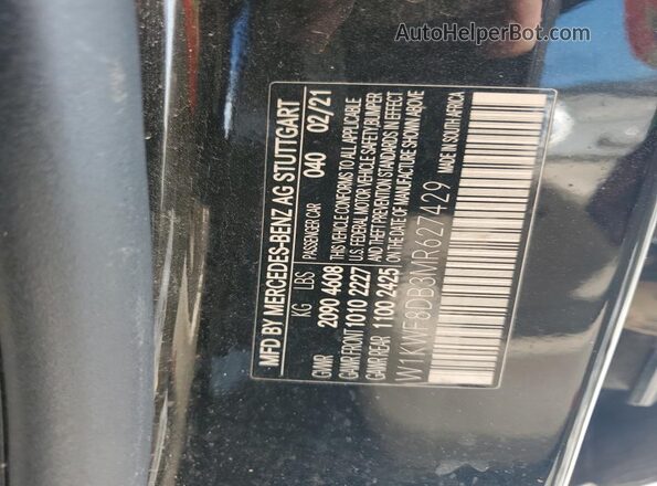 W1KWF8DB3MR627429 2021 MERCEDES-BENZ C Черный Вид подкапотного пространства