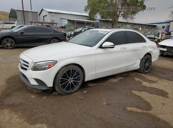W1KWF8DB3MR631268 2021 MERCEDES-BENZ C White წინა მარცხენა ხედი სამი მეოთხედიდან