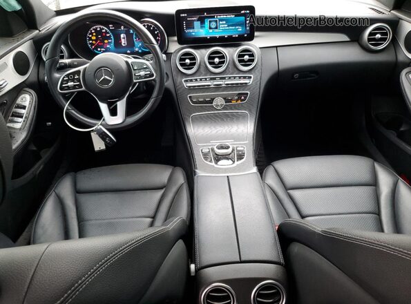 W1KWF8DB3MR631268 2021 MERCEDES-BENZ C White წინა პანელის ხედი
