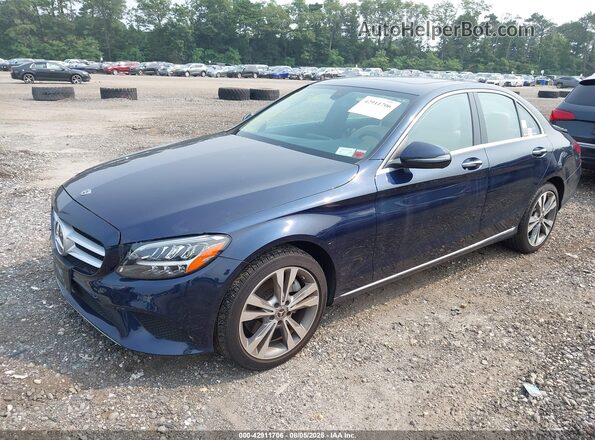 W1KWF8EB7MR644961 2021 MERCEDES-BENZ C-CLASS Dark Blue Передняя левая четверть