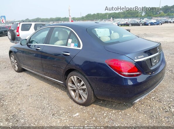 W1KWF8EB7MR644961 2021 MERCEDES-BENZ C-CLASS Dark Blue Задняя левая четверть