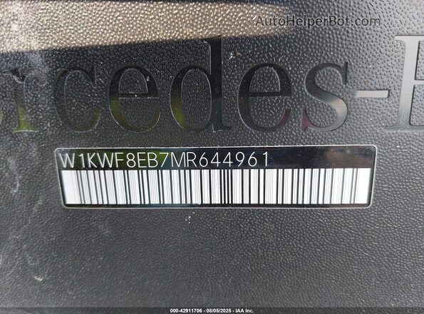 W1KWF8EB7MR644961 2021 MERCEDES-BENZ C-CLASS Dark Blue 