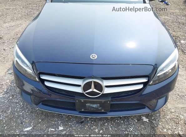 W1KWF8EB7MR644961 2021 MERCEDES-BENZ C-CLASS Dark Blue Вид спереди