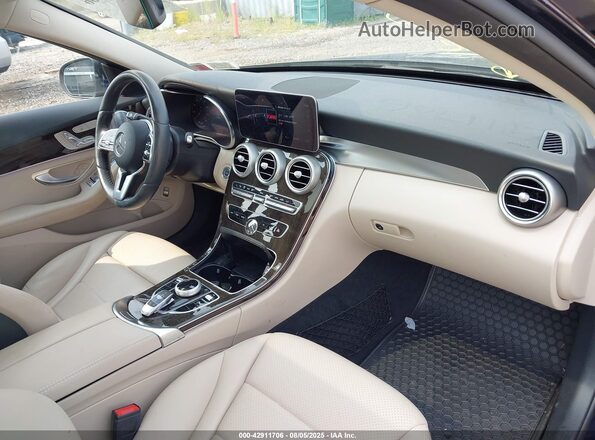 W1KWF8EB7MR644961 2021 MERCEDES-BENZ C-CLASS Dark Blue Вид салона спереди