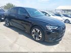 2023 Audi E-tron Sportback Premium S Line Quattro Black vin: WA11AAGEXPB024923
