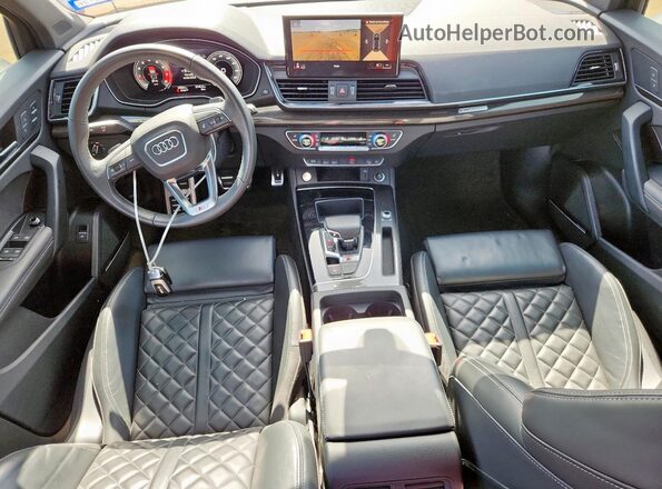 WA124AFY6P2071129 2023 AUDI SQ5 Charcoal წინა პანელის ხედი