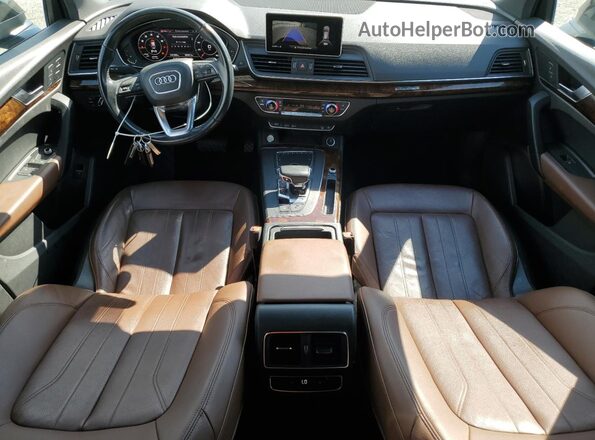 WA1ANAFY3J2026200 2018 AUDI Q5 Black Вид панелі приладів