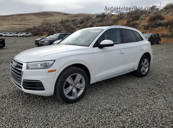 WA1ANAFY8J2204375 2018 AUDI Q5 White Vista tres cuartos delantera izquierda