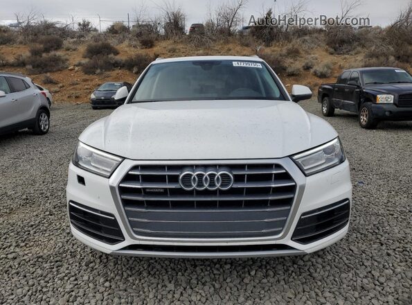 WA1ANAFY8J2204375 2018 AUDI Q5 White Vista frontal