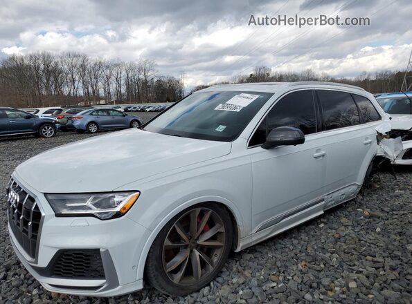 WA1AWBF70ND015742 2022 AUDI SQ7 Белый Передняя левая четверть