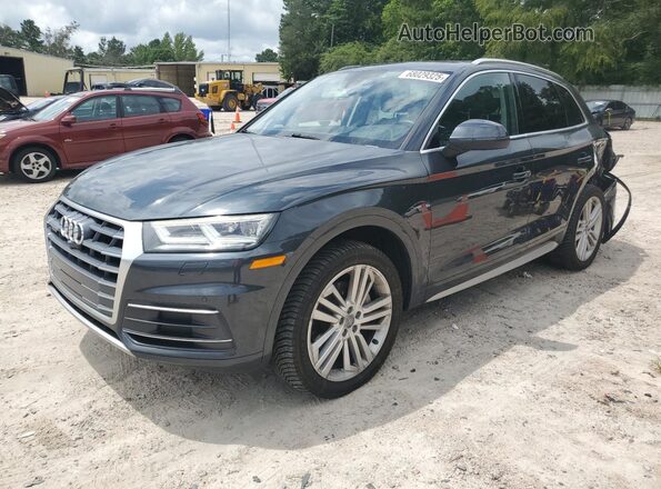 WA1CNAFY2J2006044 2018 AUDI Q5 Charcoal Передня ліва чверть