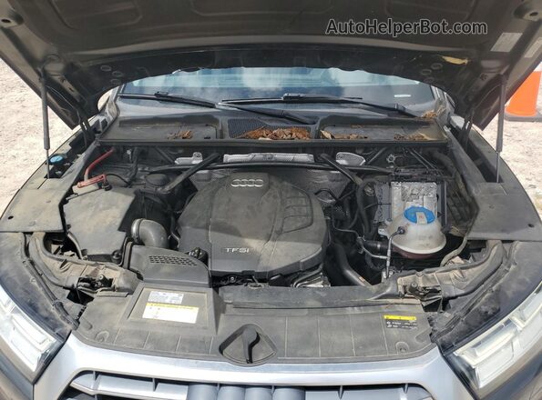 WA1CNAFY2J2006044 2018 AUDI Q5 Charcoal Вид задньої частини салону