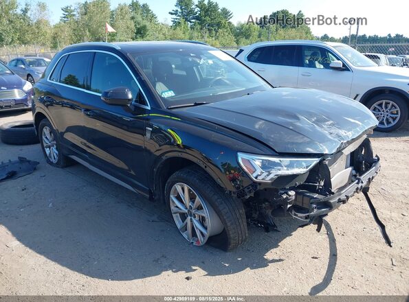 WA1DECF30R1024922 2024 AUDI Q3 Черный Передняя правая четверть