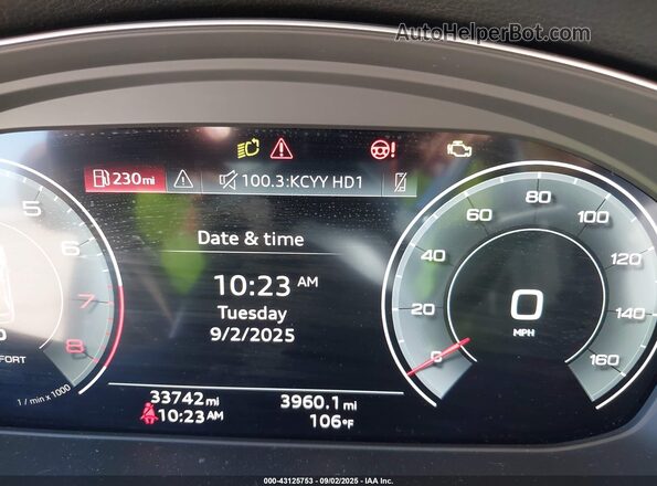 WA1EAAFY2R2086767 2024 AUDI Q5 Белый Вид задних сидений