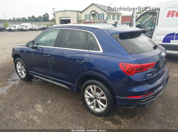 WA1EECF31S1009307 2025 AUDI Q3 Blue Trasero izquierdo