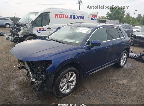WA1EECF31S1009307 2025 AUDI Q3 Blue Vista tres cuartos delantera izquierda