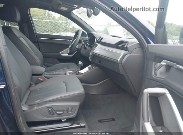 WA1EECF31S1009307 2025 AUDI Q3 Blue Vista interior delantera