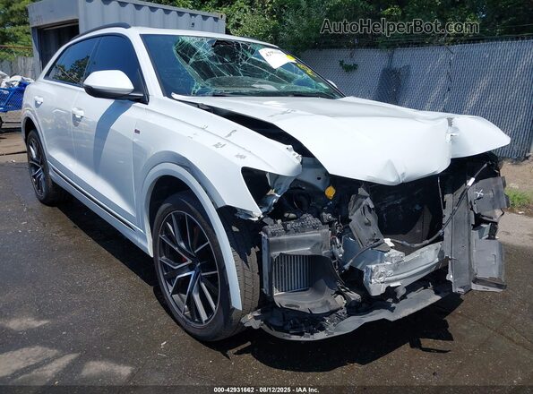 WA1EVAF10LD020690 2020 AUDI Q8 Белый Передняя правая четверть