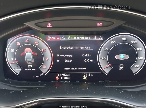 WA1EVAF10LD020690 2020 AUDI Q8 Белый Вид задних сидений