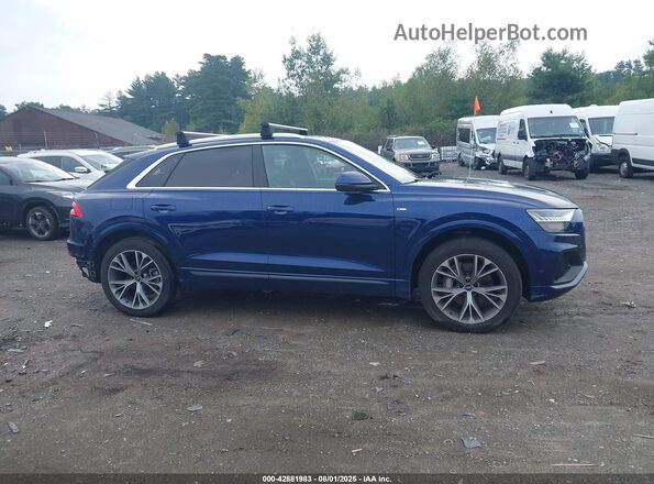 WA1FVAF18MD012116 2021 AUDI Q8 Blue Rear interior view