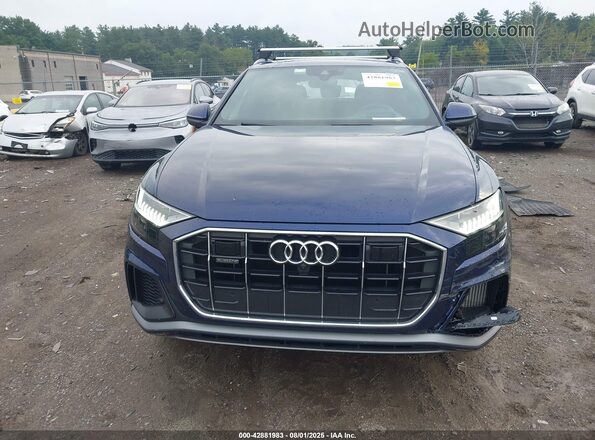 WA1FVAF18MD012116 2021 AUDI Q8 Blue Instrument cluster view