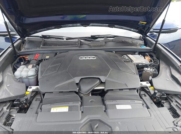 WA1FVAF18MD012116 2021 AUDI Q8 Blue Rear view