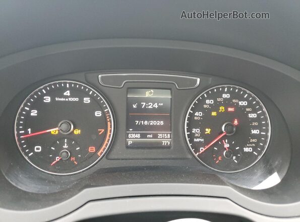 WA1JCCFS2JR031490 2018 AUDI Q3 Gray Vista del cuadro de instrumentos
