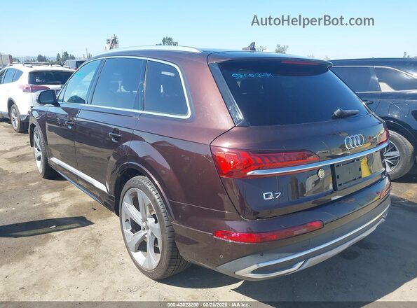 WA1VXBF76MD027682 2021 AUDI Q7 Dark Brown Задняя левая четверть