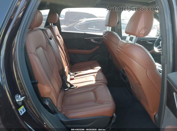 WA1VXBF76MD027682 2021 AUDI Q7 Dark Brown Вид наклейки с VIN-кодом