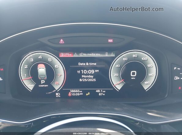 WA1VXBF76MD027682 2021 AUDI Q7 Dark Brown Вид задних сидений