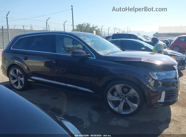 WA1VXBF76MD027682 2021 AUDI Q7 Dark Brown Вид задней части салона