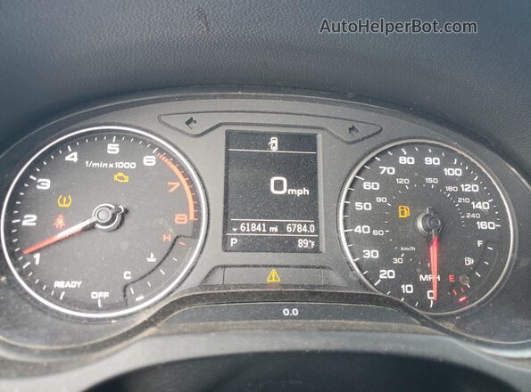 WAUAUGFFXJ1044237 2018 AUDI OTHER Синий Вид щитка приборов